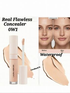 🌺Laura Mercier 0W1 Real Flawless Weightless Perfecting Serum Concealer